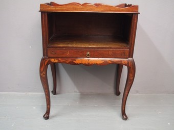 Antique Dutch Marquetry Side Cabinet