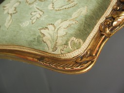 Antique Pair of Gilded Side Chairs