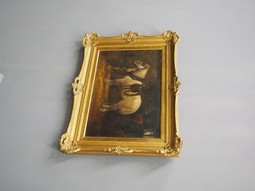Antique Oil on Board of a Pony and Groom
