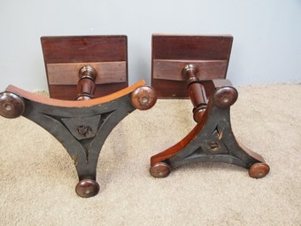 Antique Pair of Regency Rosewood Wine Tables