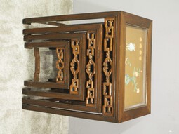 Antique Nest of Chinese Tables with Diorama Tops