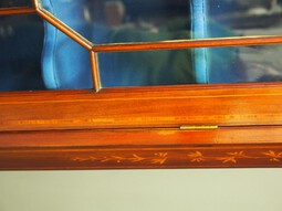 Antique George III Inlaid Mahogany Corner Cupboard