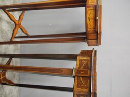 Antique Matched Pair of George III Inlaid Stands