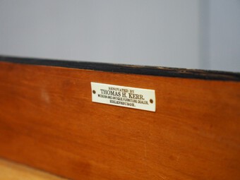 Antique Regency Brass Inlaid Rosewood Tea Table