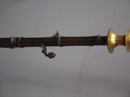 Antique Gilded and Bronze Standard Lamp