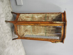 Antique French Rosewood Vitrine by Thomas Justice & Sons