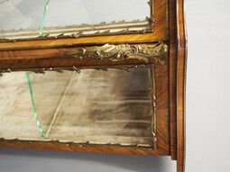 Antique French Rosewood Vitrine by Thomas Justice & Sons