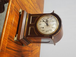 Antique Inlaid Mahogany Mantel Clock by Hamilton & Inches