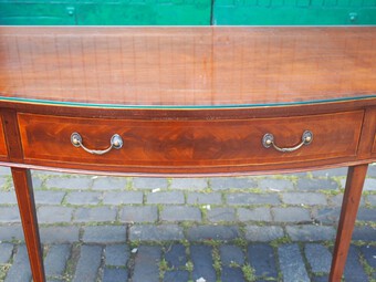 Antique George III Style Inlaid Sideboard by Arthur Brett, Norwich