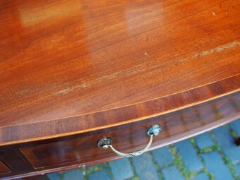 Antique George III Style Inlaid Sideboard by Arthur Brett, Norwich