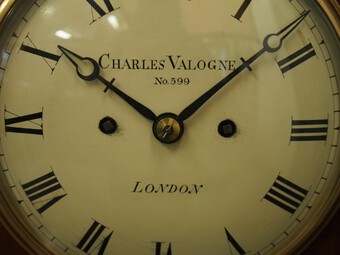 Antique George IV Mantel Clock by Charles Valogne, London