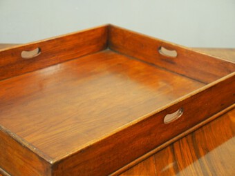 Antique Victorian Stained Ash Butlers Tray