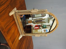 Antique Limed Oak Dressing Mirror