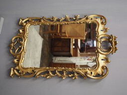 Antique George III Style Carved Giltwood Mirror
