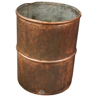 Large Victorian Copper Barrel