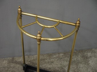 Antique Victorian Style Brass Stick Stand