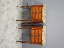 Antique Pair of Marble Top Bedsides