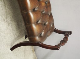 Antique Regency Style Mahogany Bench / Stool