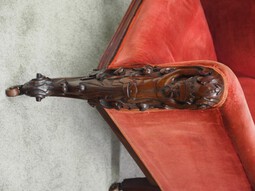 Antique William IV Mahogany Armchair