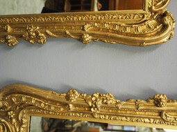 Antique Pair of Victorian Gilded Mirrors