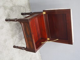 Antique Victorian Mahogany Piano Stool