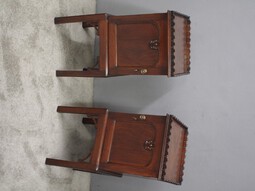 Antique Pair of 19th Century Padouk Cabinets or Bedsides