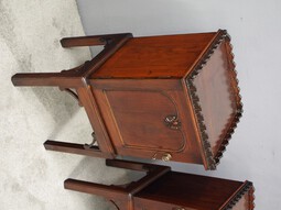 Antique Pair of 19th Century Padouk Cabinets or Bedsides