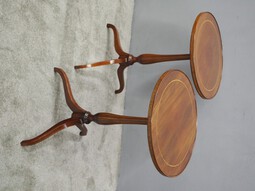 Antique Pair of Sheraton Revival Occasional Tables