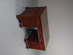 Antique Georgian Style Mahogany Kneehole Desk