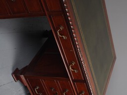 Antique Georgian Style Mahogany Kneehole Desk