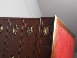 Antique Georgian Style Mahogany Kneehole Partners Desk
