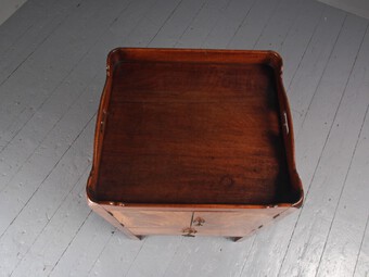 Antique George III Tray Top Commode