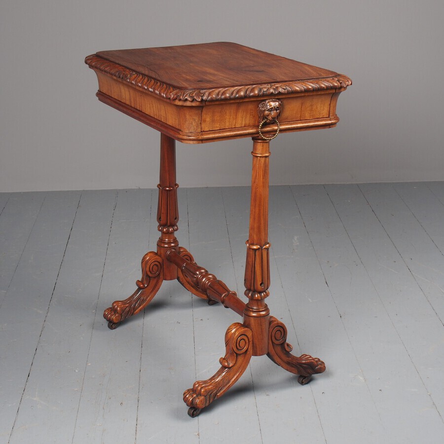 Antique Regency Mahogany Side Table