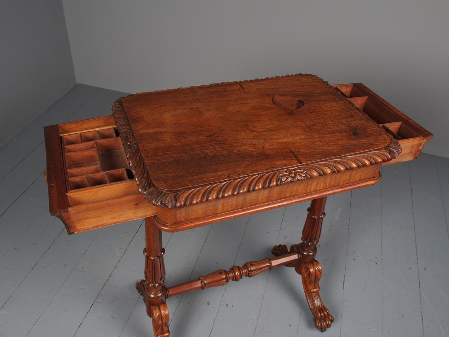 Antique Regency Mahogany Side Table