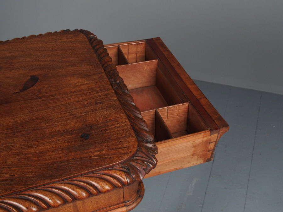 Antique Regency Mahogany Side Table