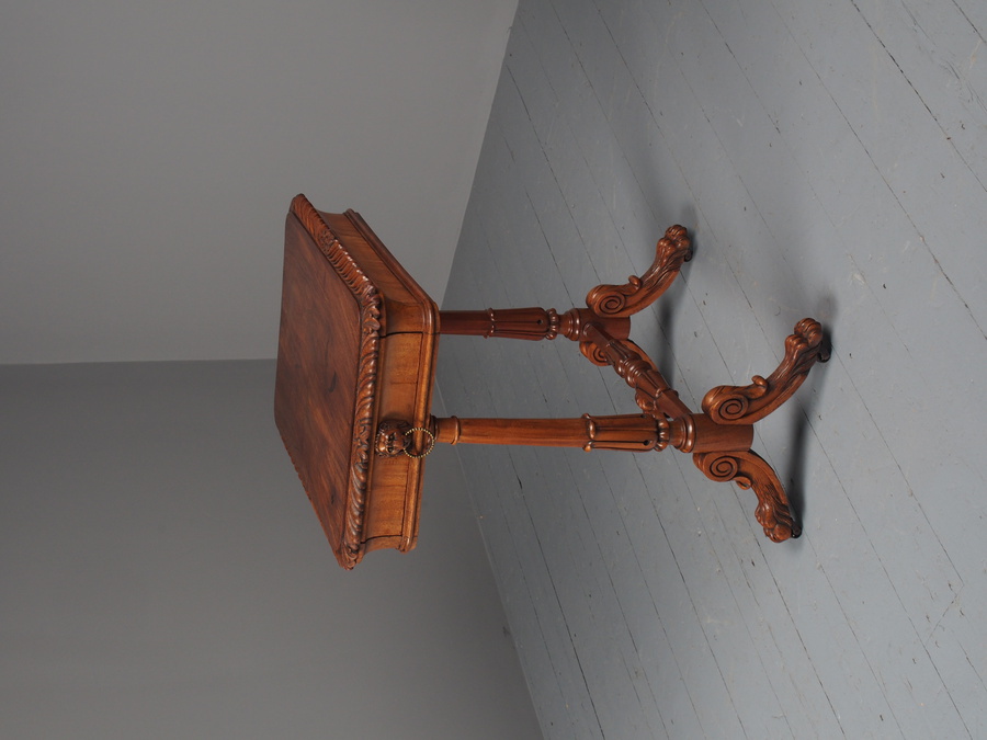 Antique Regency Mahogany Side Table