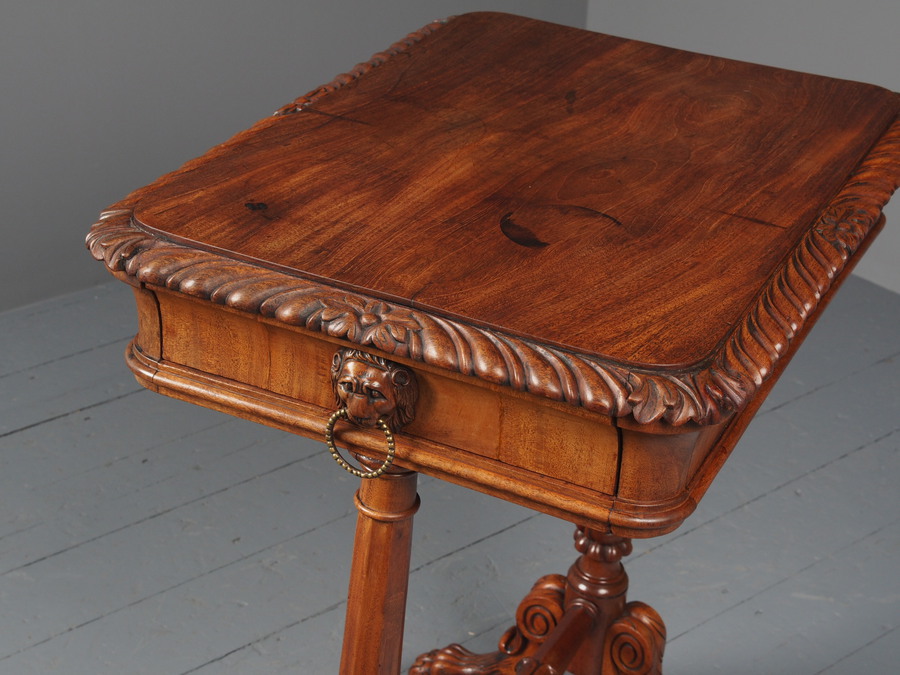 Antique Regency Mahogany Side Table