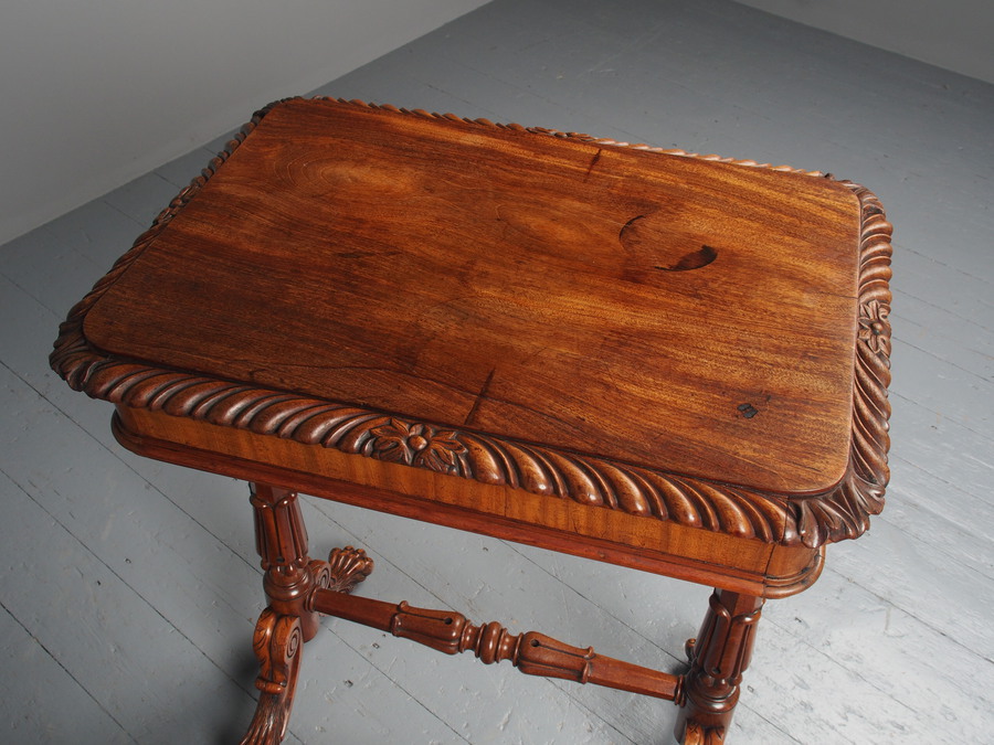 Antique Regency Mahogany Side Table