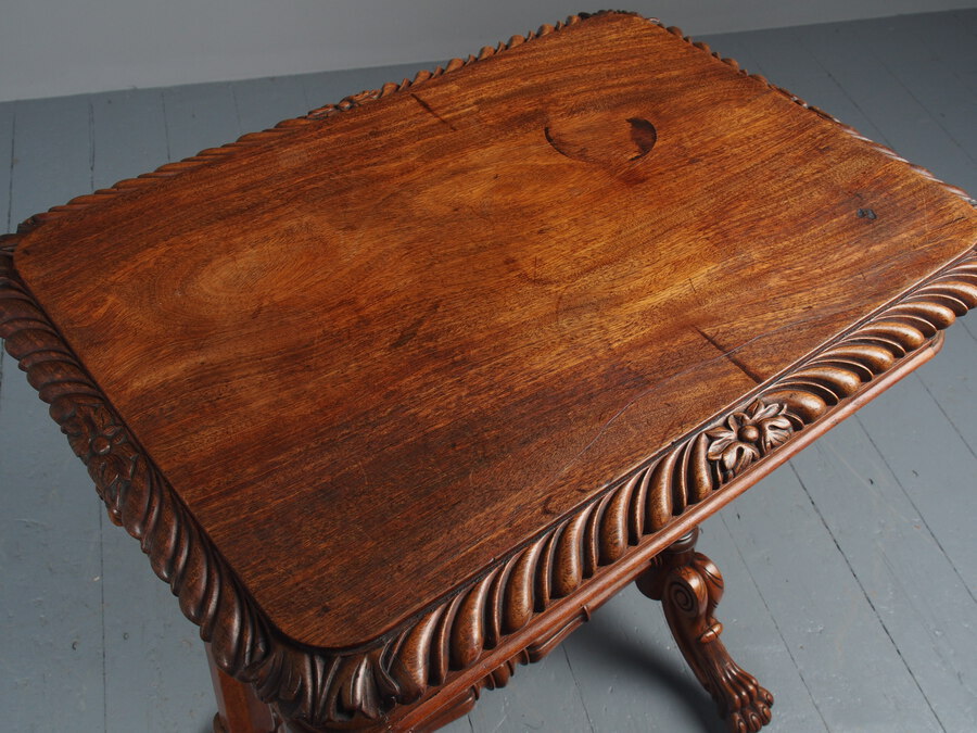 Antique Regency Mahogany Side Table