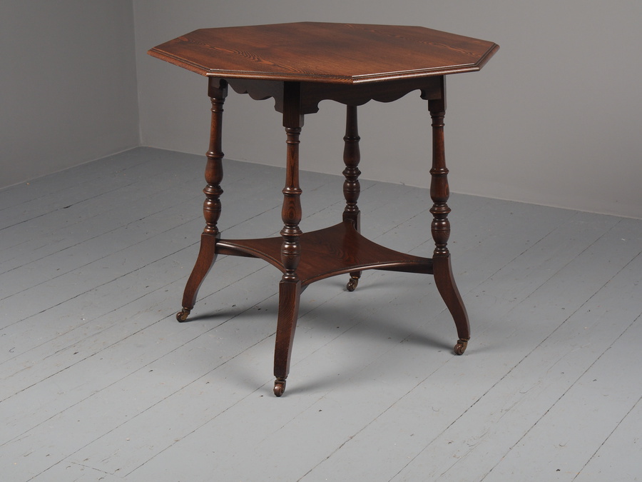 Antique Aesthetic Movement Ash Occasional Table