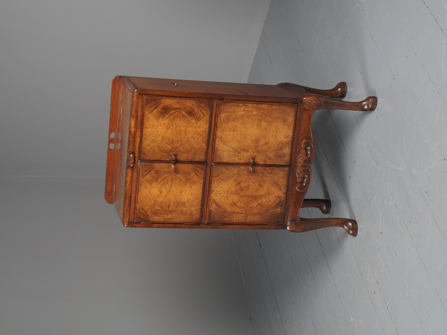 Antique Walnut Lift Top Cabinet by Whytock and Reid, Edinburgh