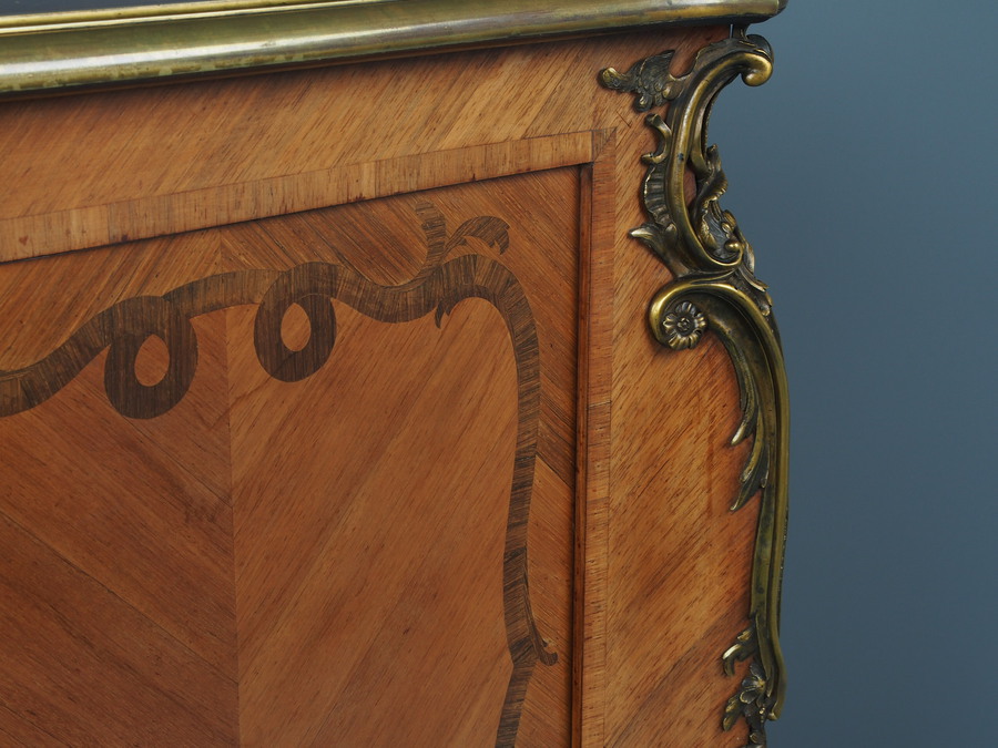 Antique Antique French Kingwood Side Cabinet
