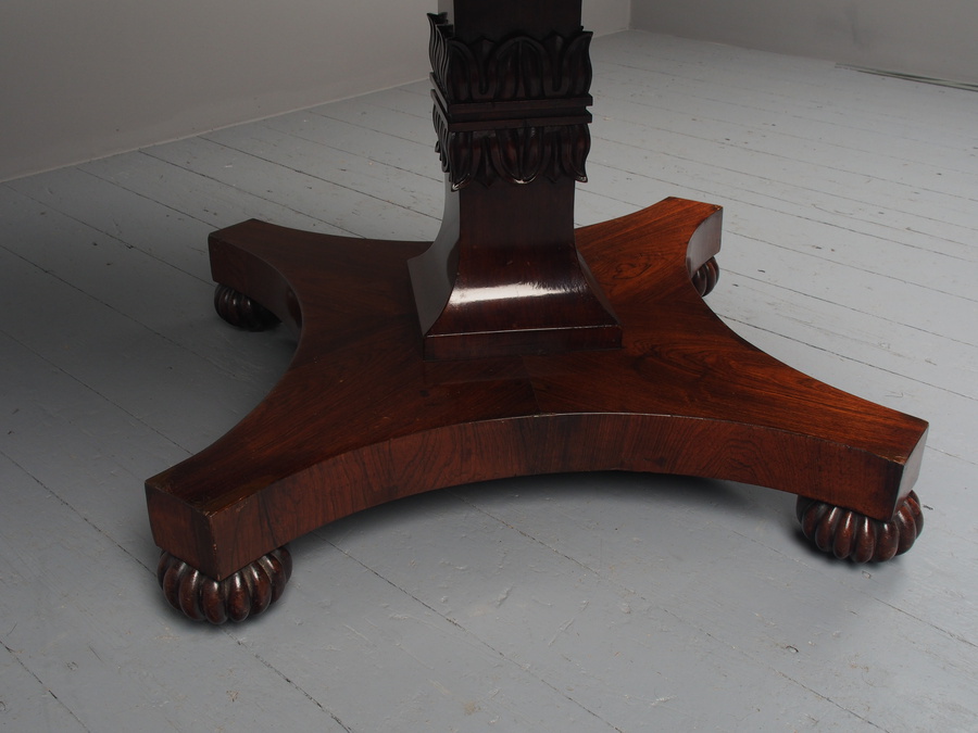 Antique Antique Rosewood Breakfast Table in Manner of William Trotter