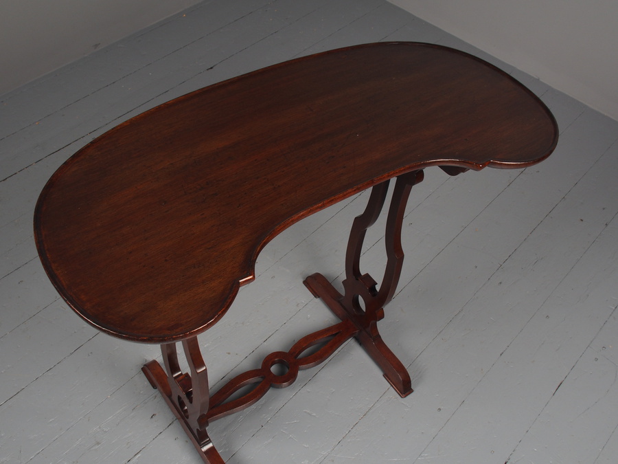 Antique Antique Mahogany Kidney Shaped Occasional Table