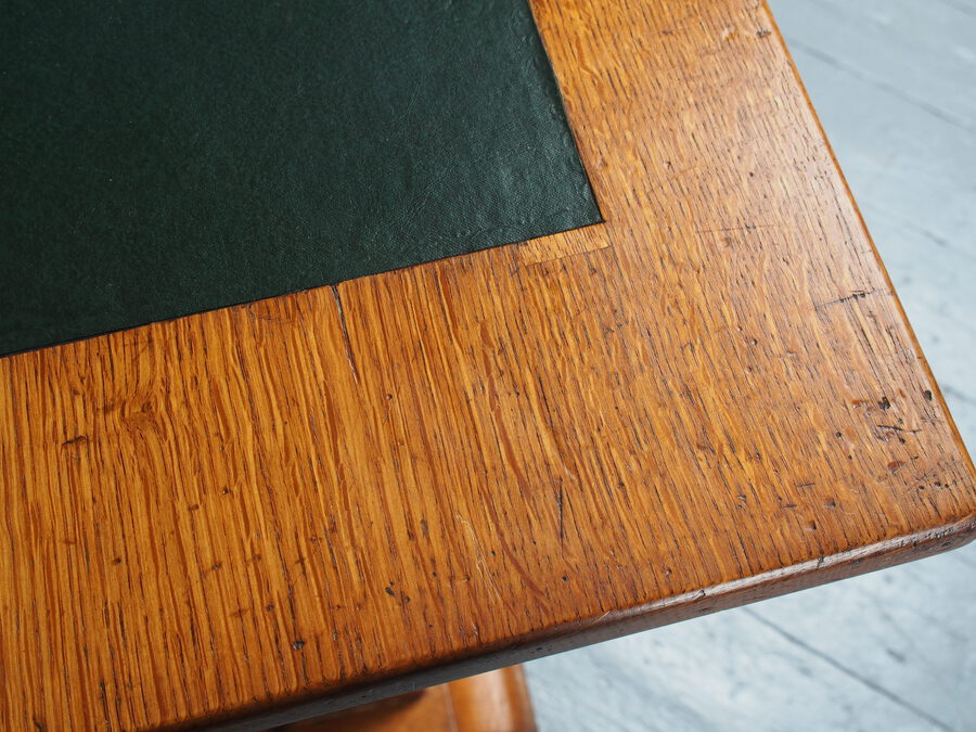 Antique Antique Victorian Oak Library Table