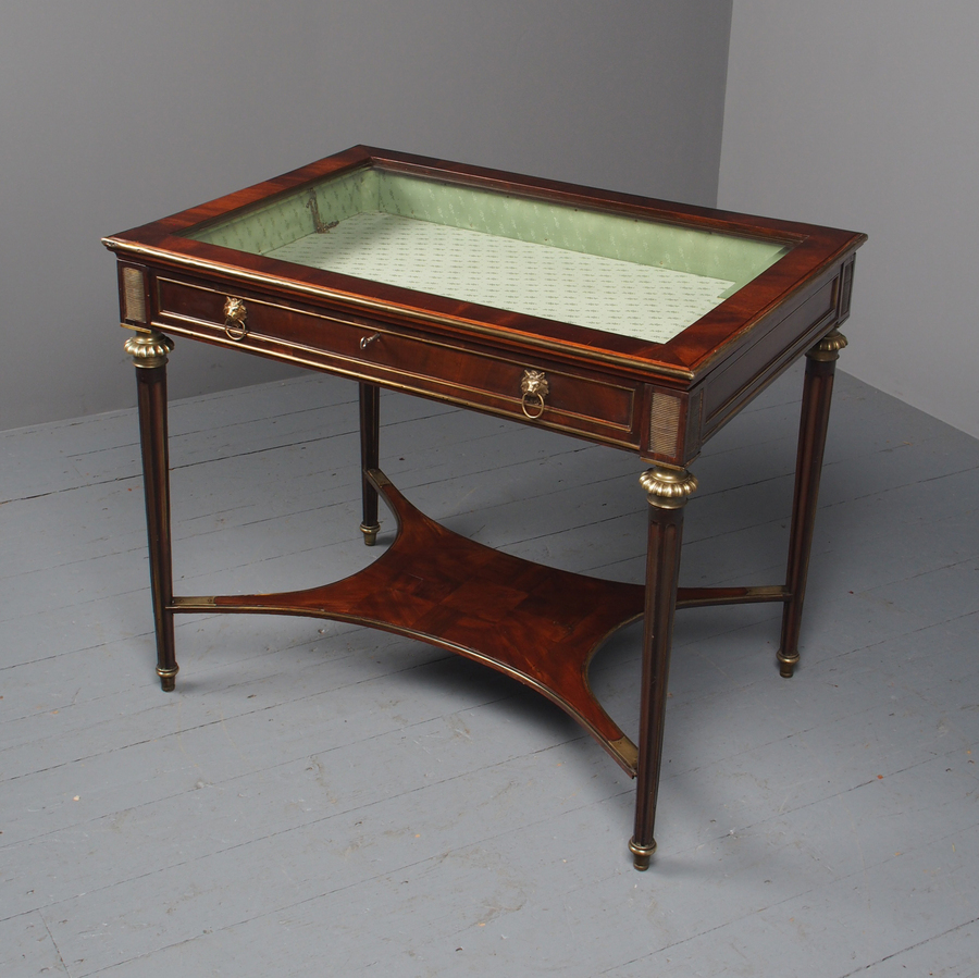 Antique Large Antique Mahogany Bijouterie Table
