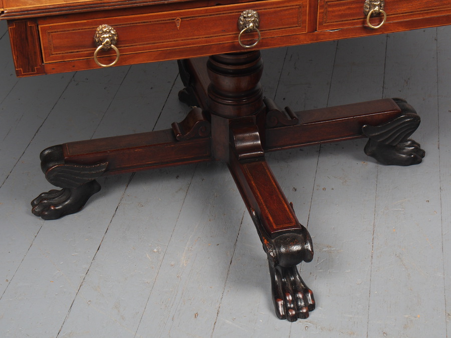 Antique Large Antique George III Mahogany Sofa Table