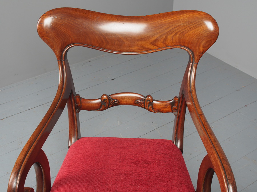 Antique Antique Victorian Mahogany Armchair