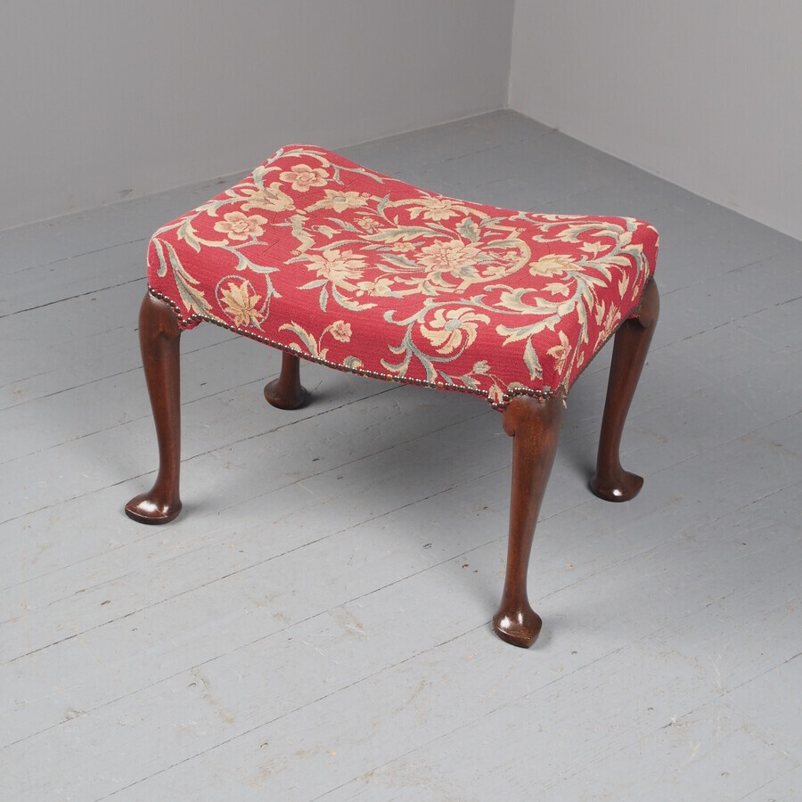 Antique Georgian Style Mahogany Stool