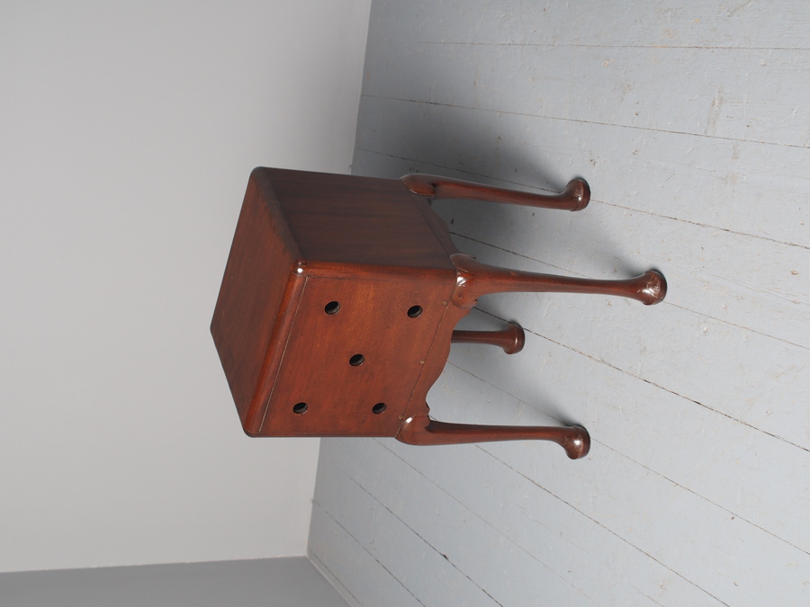 Antique Mahogany Bedside Table by Whytock and Reid